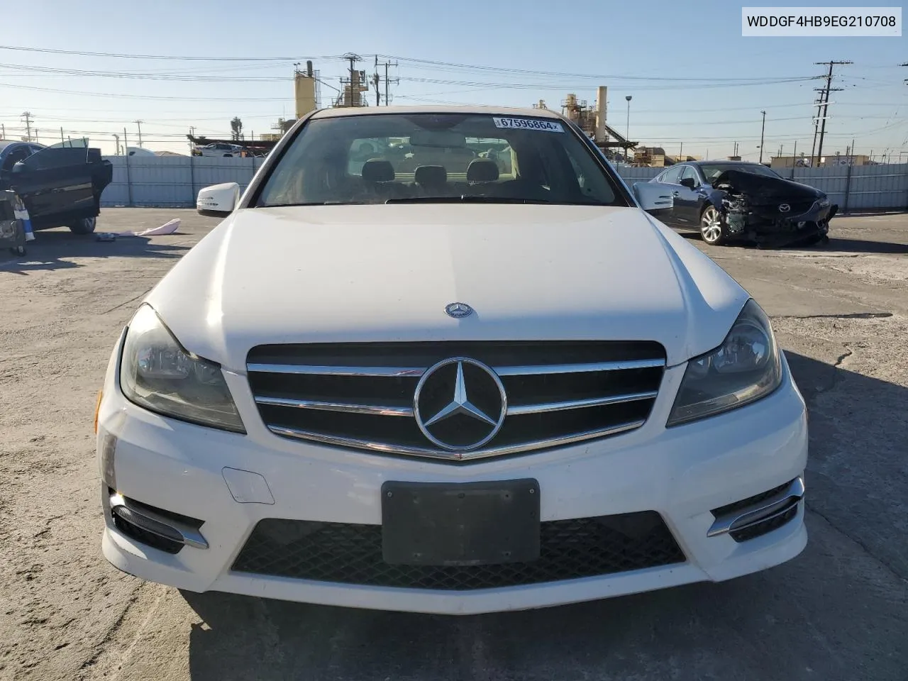 2014 Mercedes-Benz C 250 VIN: WDDGF4HB9EG210708 Lot: 67596864