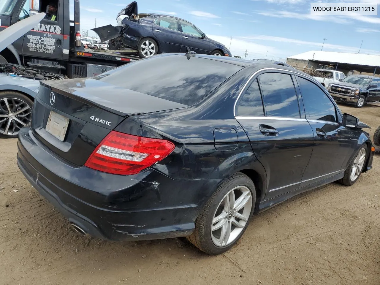 2014 Mercedes-Benz C 300 4Matic VIN: WDDGF8AB1ER311215 Lot: 68030174