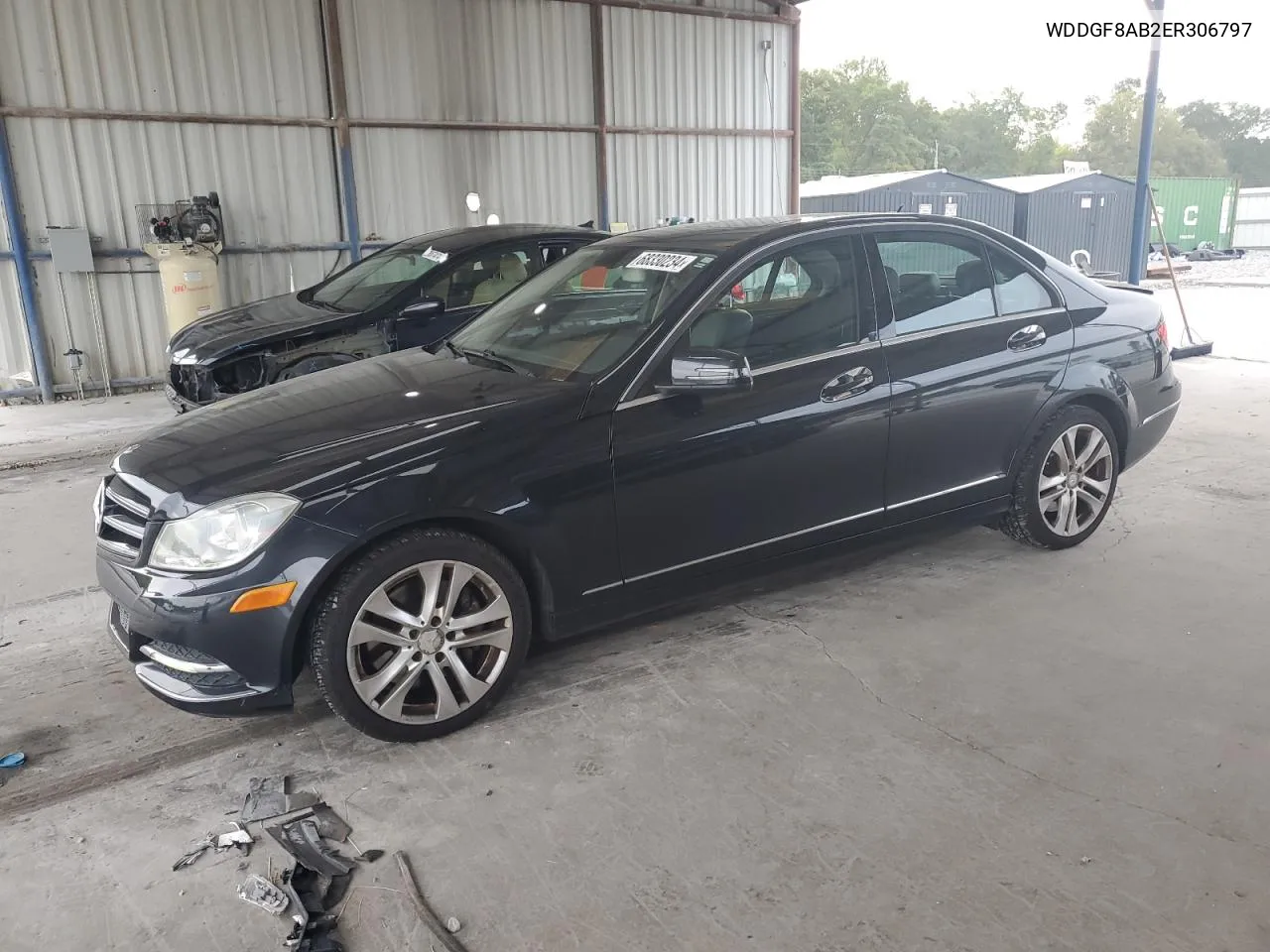 2014 Mercedes-Benz C 300 4Matic VIN: WDDGF8AB2ER306797 Lot: 68330234