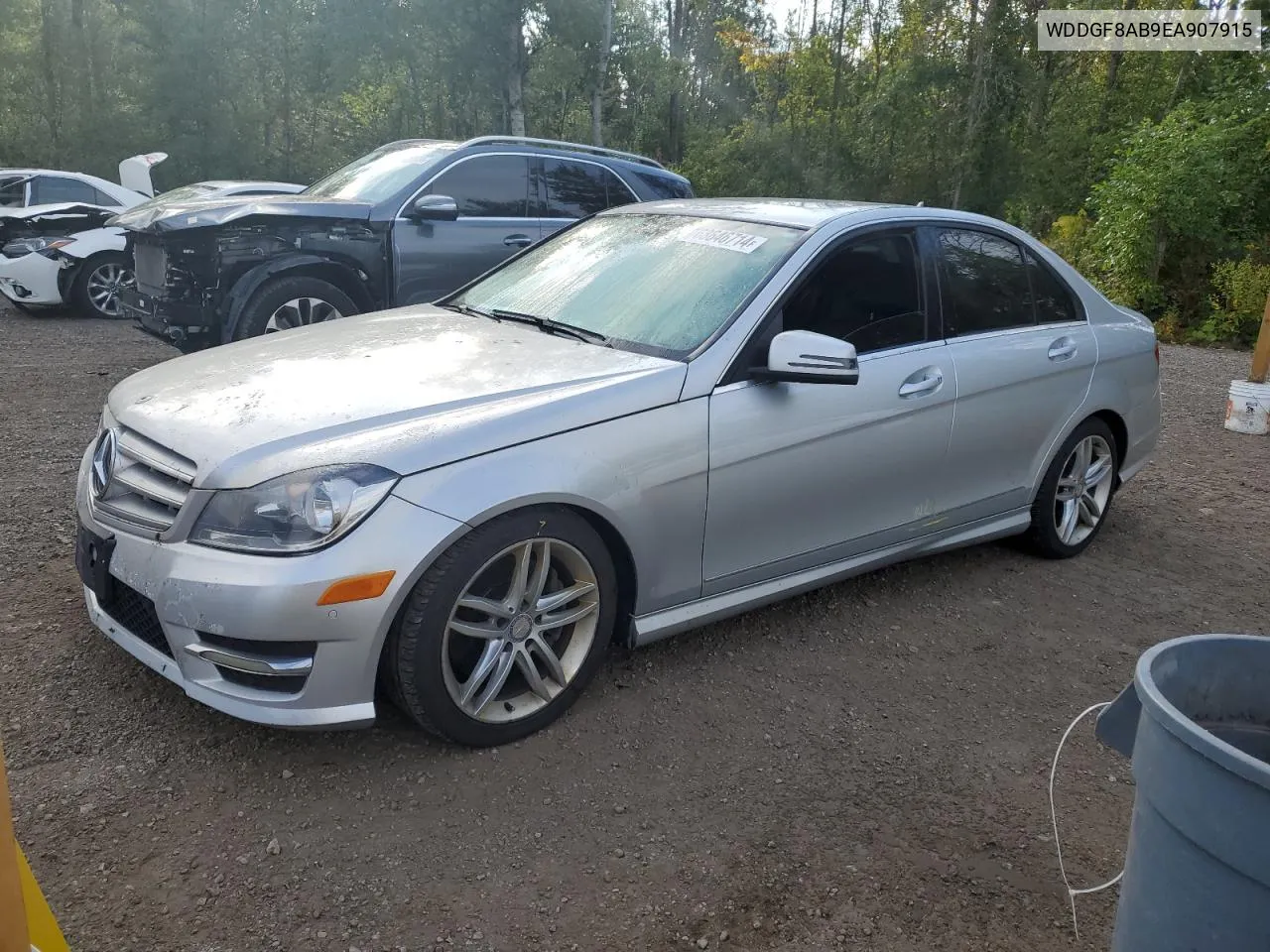 2014 Mercedes-Benz C 300 4Matic VIN: WDDGF8AB9EA907915 Lot: 68646714