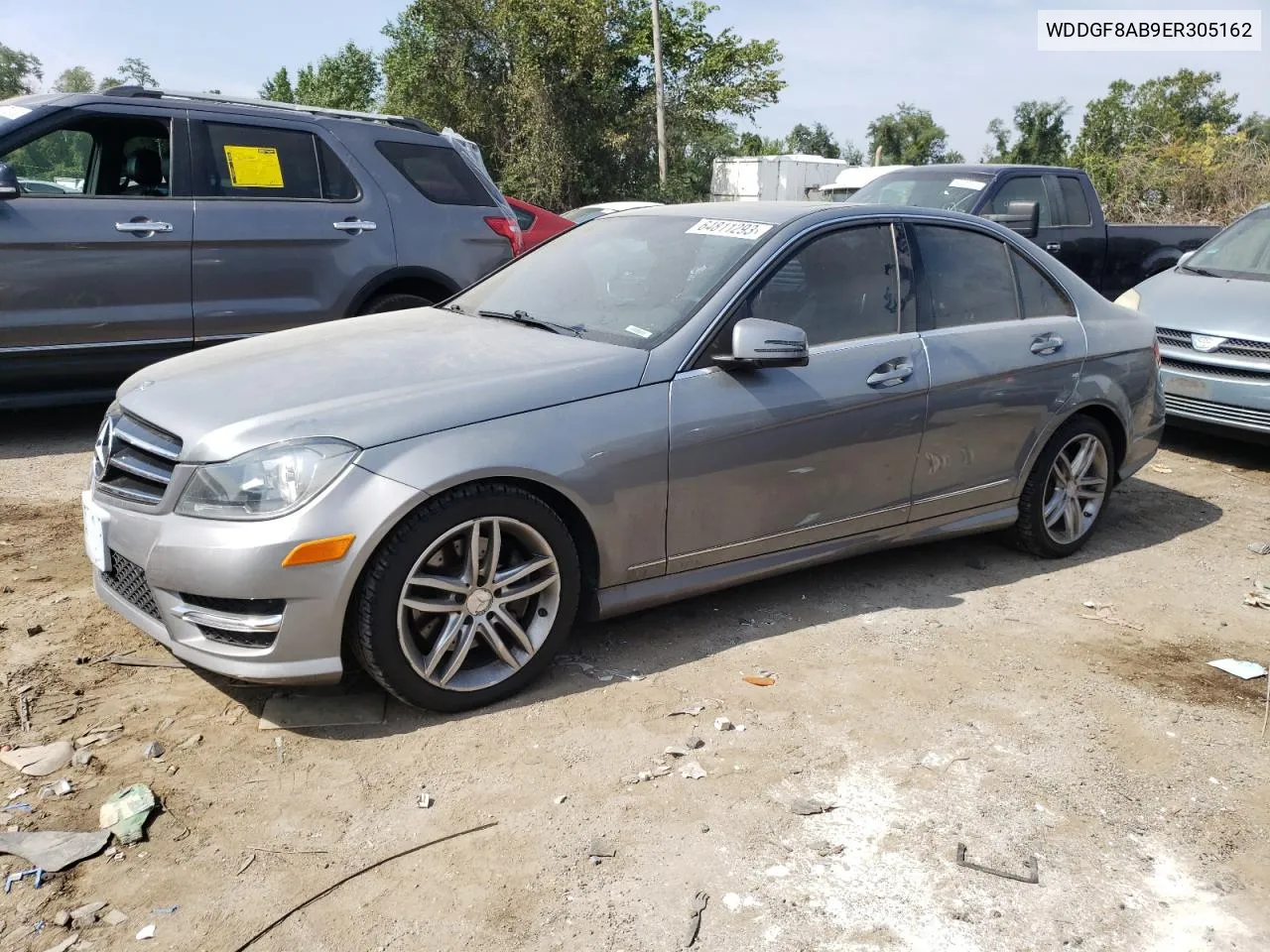 2014 Mercedes-Benz C 300 4Matic VIN: WDDGF8AB9ER305162 Lot: 70084194