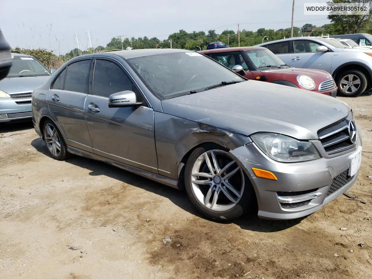 2014 Mercedes-Benz C 300 4Matic VIN: WDDGF8AB9ER305162 Lot: 70084194