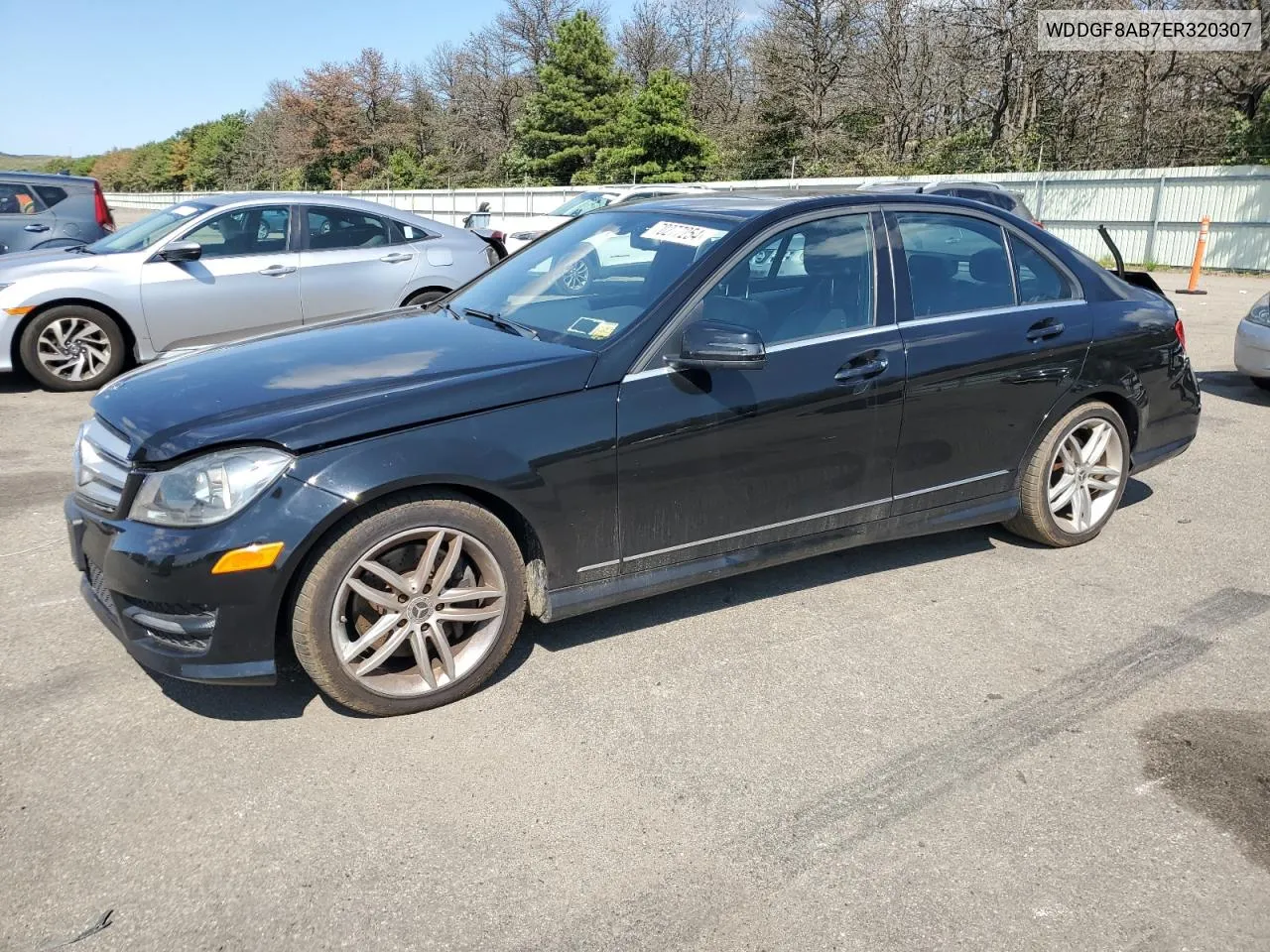 2014 Mercedes-Benz C 300 4Matic VIN: WDDGF8AB7ER320307 Lot: 70277254