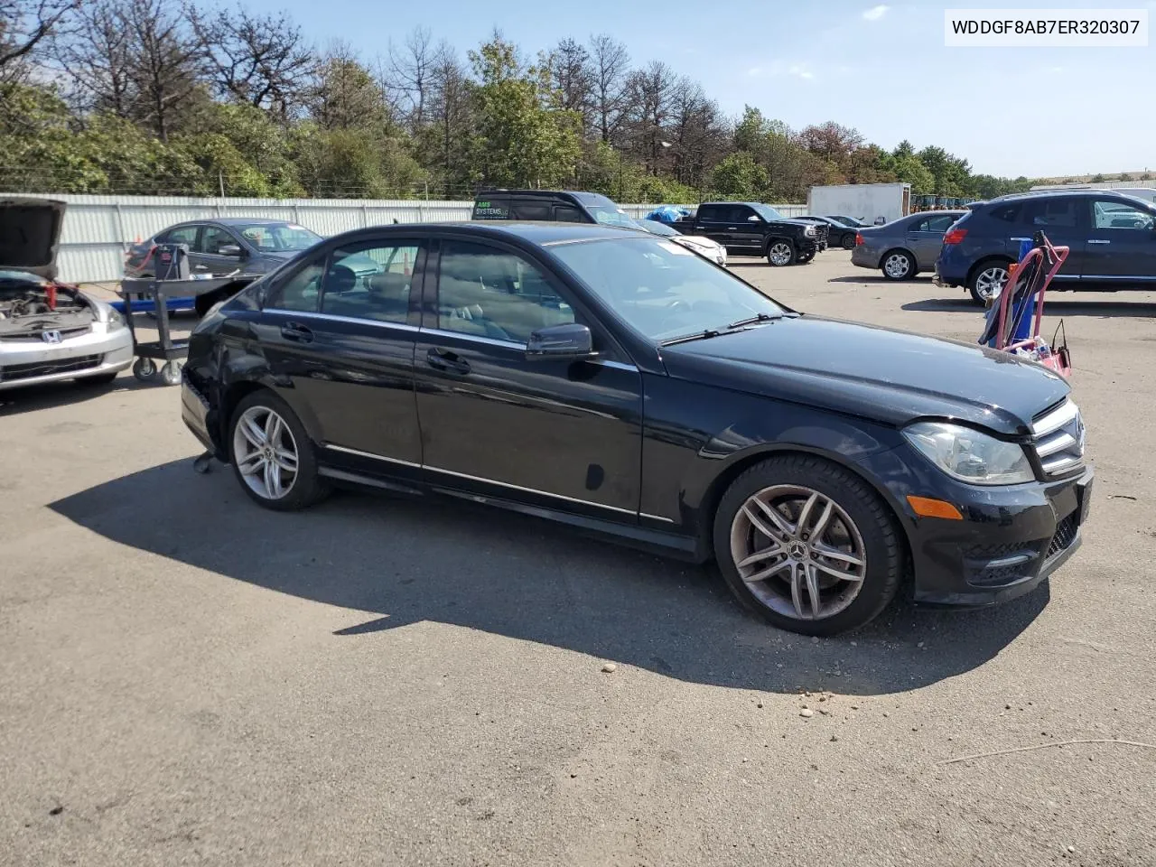 2014 Mercedes-Benz C 300 4Matic VIN: WDDGF8AB7ER320307 Lot: 70277254