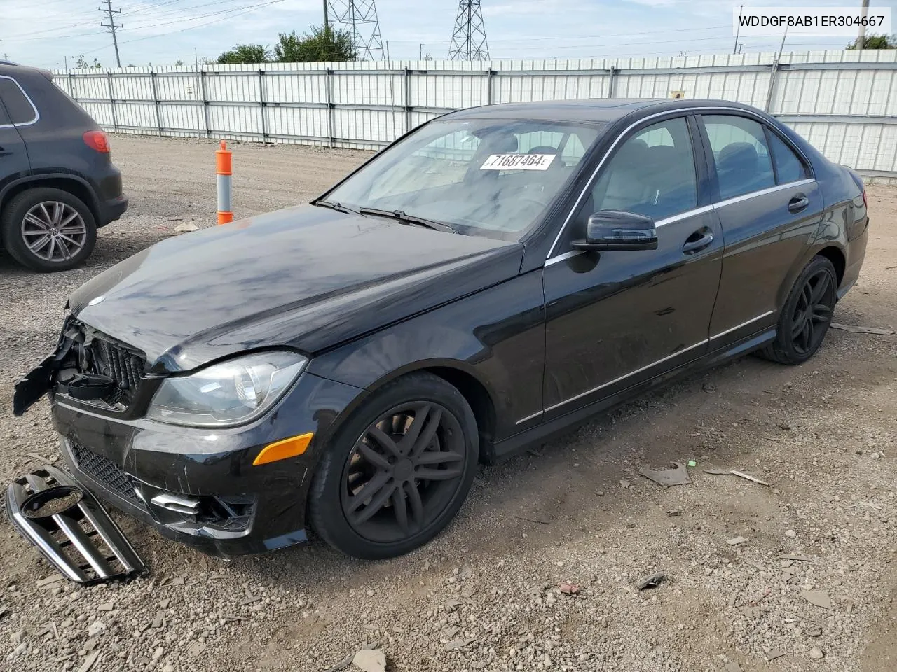 2014 Mercedes-Benz C 300 4Matic VIN: WDDGF8AB1ER304667 Lot: 71687464