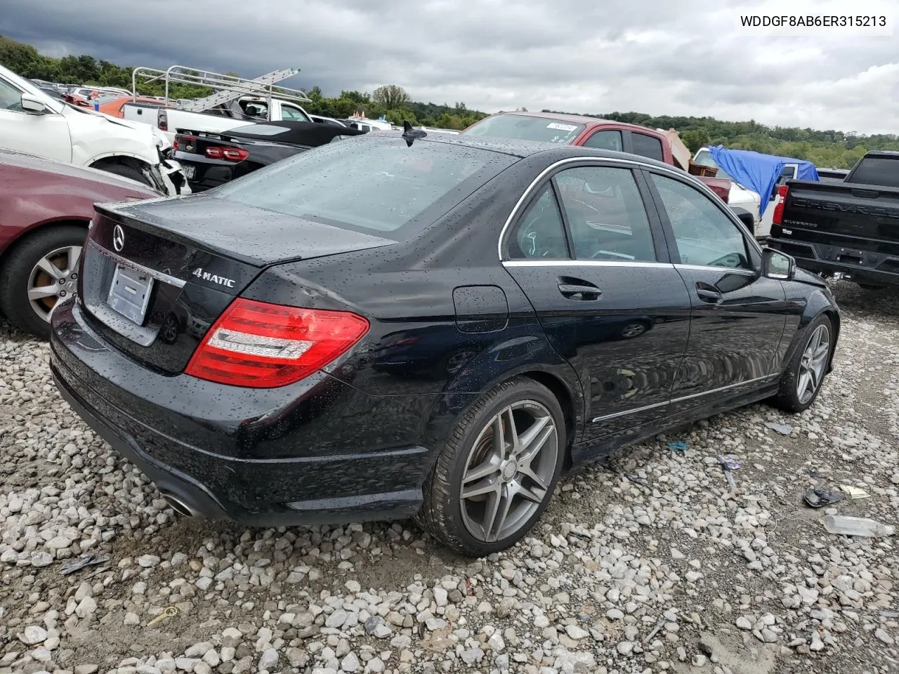 2014 Mercedes-Benz C 300 4Matic VIN: WDDGF8AB6ER315213 Lot: 71954334