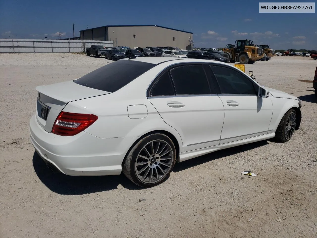 2014 Mercedes-Benz C 350 VIN: WDDGF5HB3EA927761 Lot: 71959814