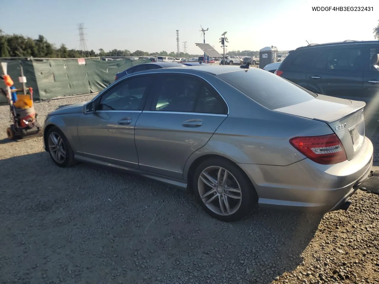 2014 Mercedes-Benz C 250 VIN: WDDGF4HB3EG232431 Lot: 72058254