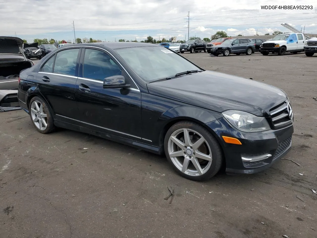 2014 Mercedes-Benz C 250 VIN: WDDGF4HB8EA952293 Lot: 72200034