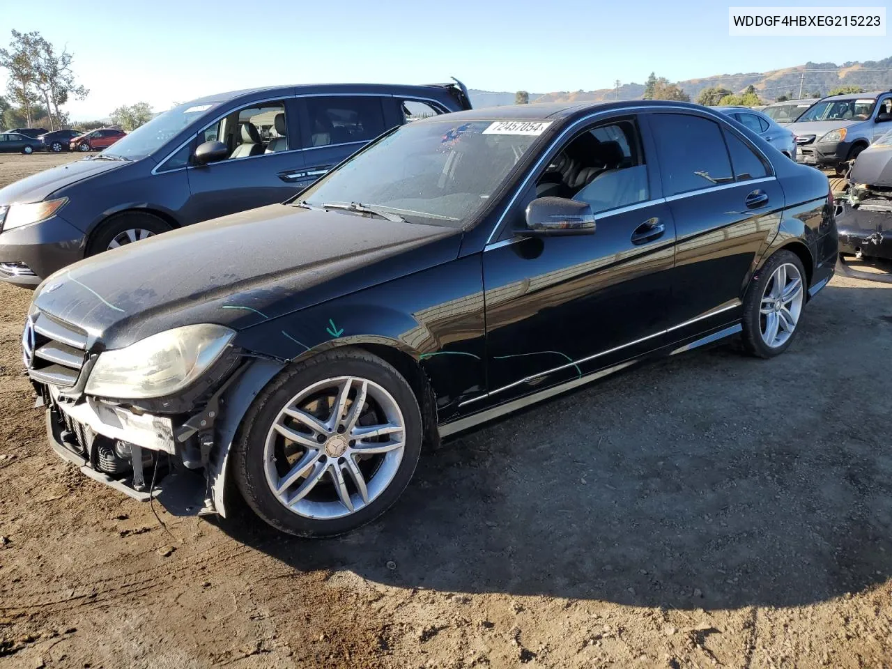 2014 Mercedes-Benz C 250 VIN: WDDGF4HBXEG215223 Lot: 72457054