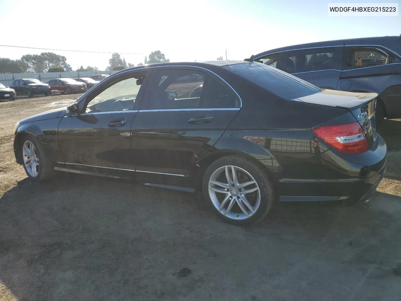 2014 Mercedes-Benz C 250 VIN: WDDGF4HBXEG215223 Lot: 72457054