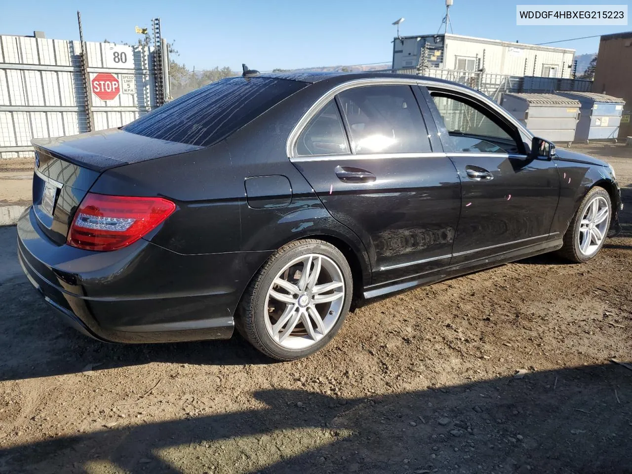 2014 Mercedes-Benz C 250 VIN: WDDGF4HBXEG215223 Lot: 72457054