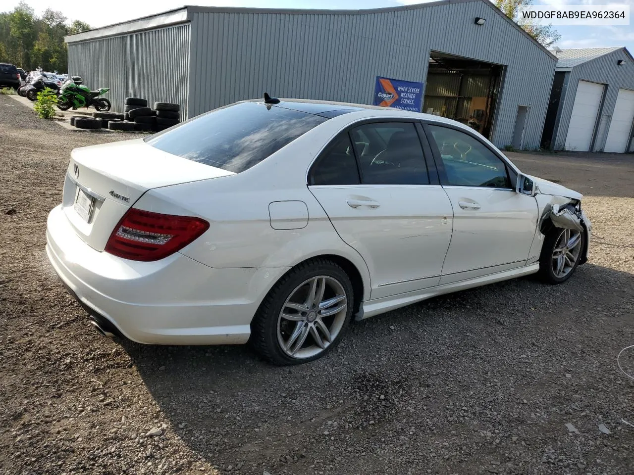 2014 Mercedes-Benz C 300 4Matic VIN: WDDGF8AB9EA962364 Lot: 72793494