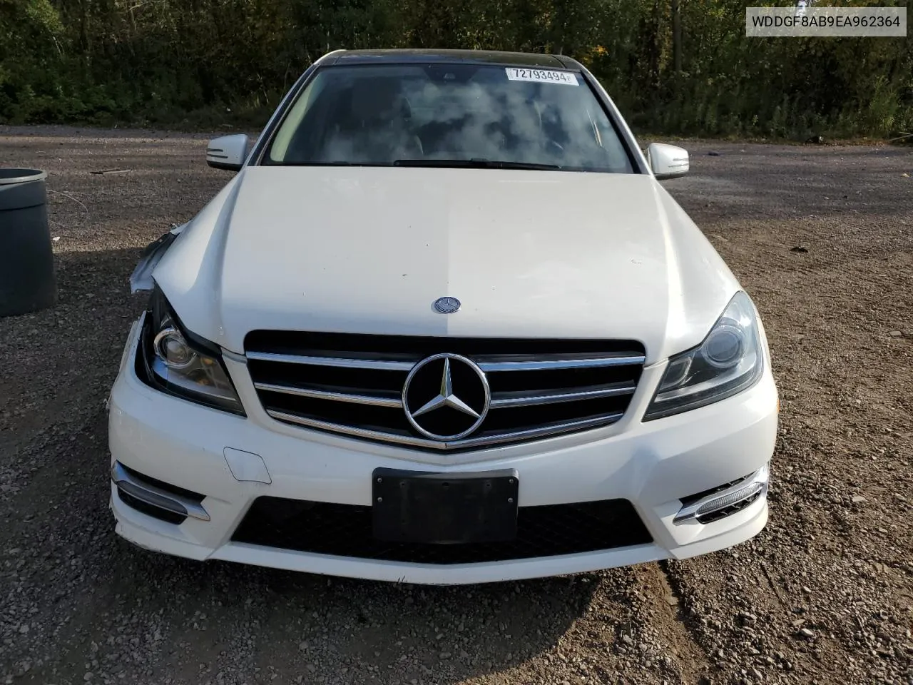 2014 Mercedes-Benz C 300 4Matic VIN: WDDGF8AB9EA962364 Lot: 72793494