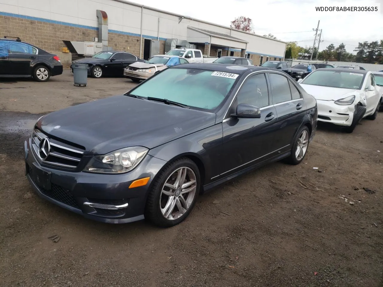 2014 Mercedes-Benz C 300 4Matic VIN: WDDGF8AB4ER305635 Lot: 72915784