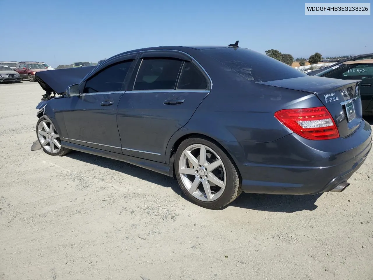 2014 Mercedes-Benz C 250 VIN: WDDGF4HB3EG238326 Lot: 72941494