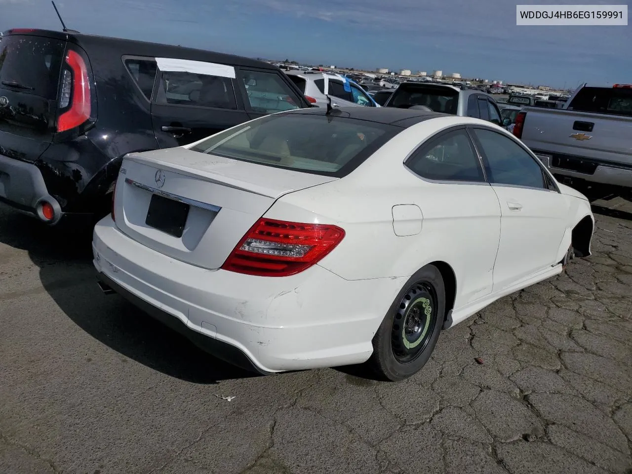 2014 Mercedes-Benz C 250 VIN: WDDGJ4HB6EG159991 Lot: 73723594