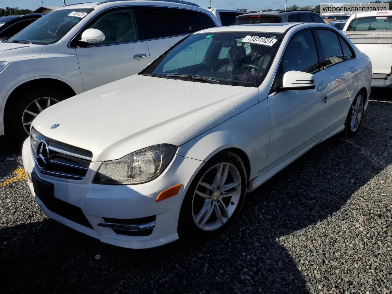 2014 Mercedes-Benz C 300 4Matic VIN: WDDGF8AB0EG239175 Lot: 73951624