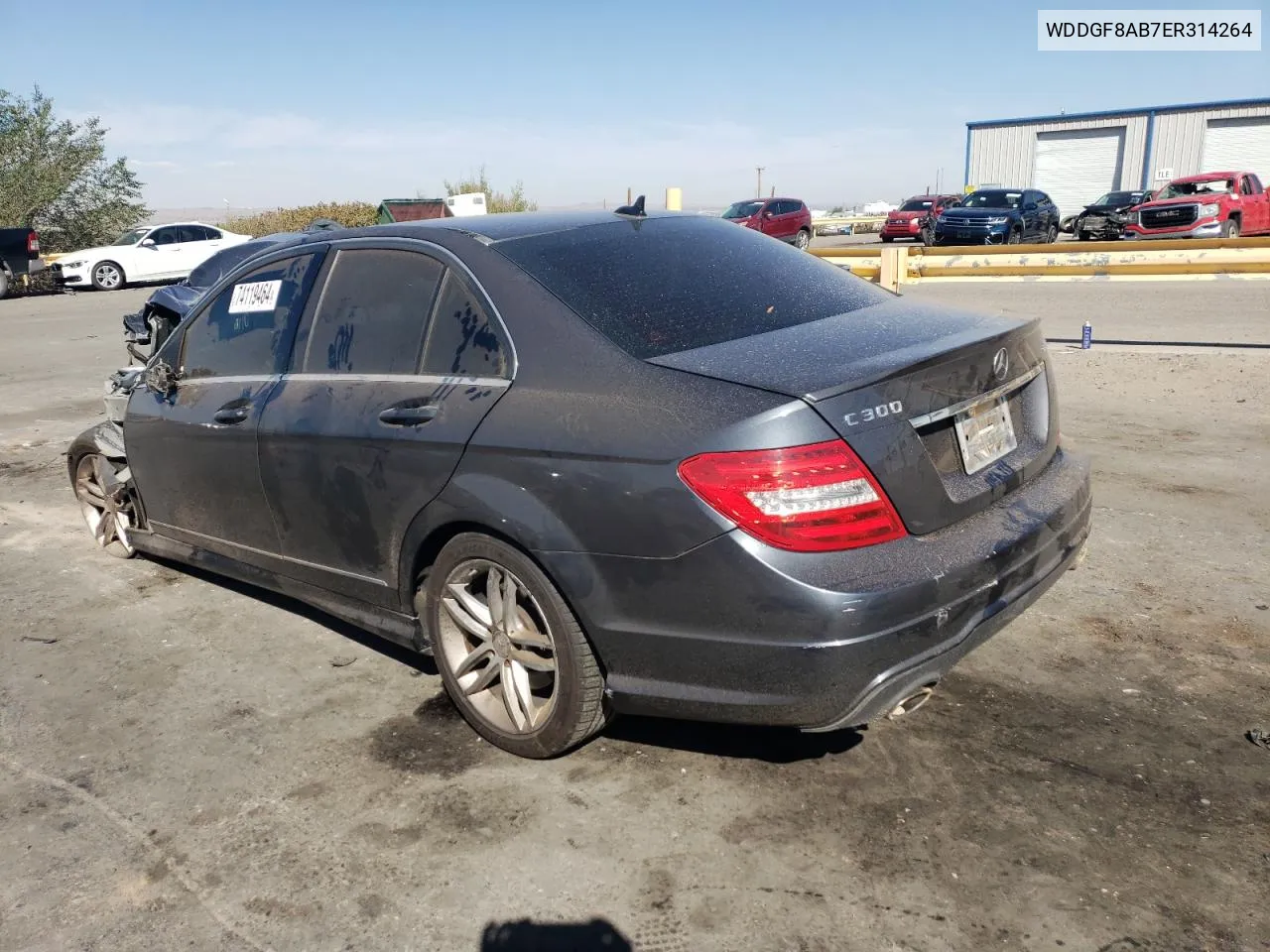 2014 Mercedes-Benz C 300 4Matic VIN: WDDGF8AB7ER314264 Lot: 74119464