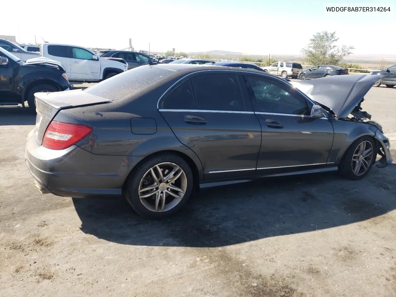 2014 Mercedes-Benz C 300 4Matic VIN: WDDGF8AB7ER314264 Lot: 74119464