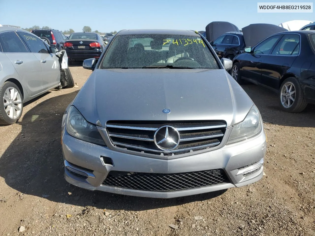 2014 Mercedes-Benz C 250 VIN: WDDGF4HB8EG219528 Lot: 74135474