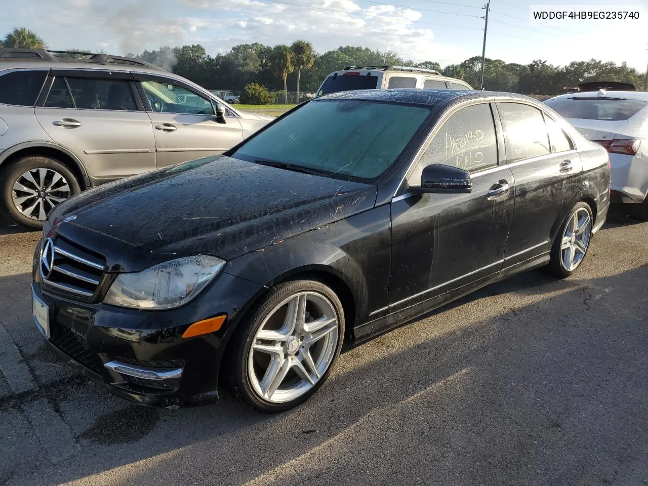 2014 Mercedes-Benz C 250 VIN: WDDGF4HB9EG235740 Lot: 74449324