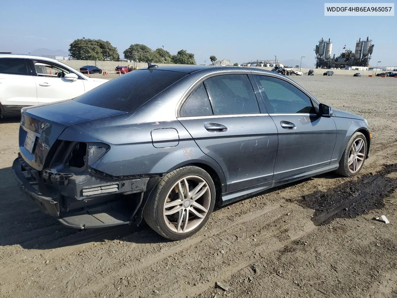 2014 Mercedes-Benz C 250 VIN: WDDGF4HB6EA965057 Lot: 74633074