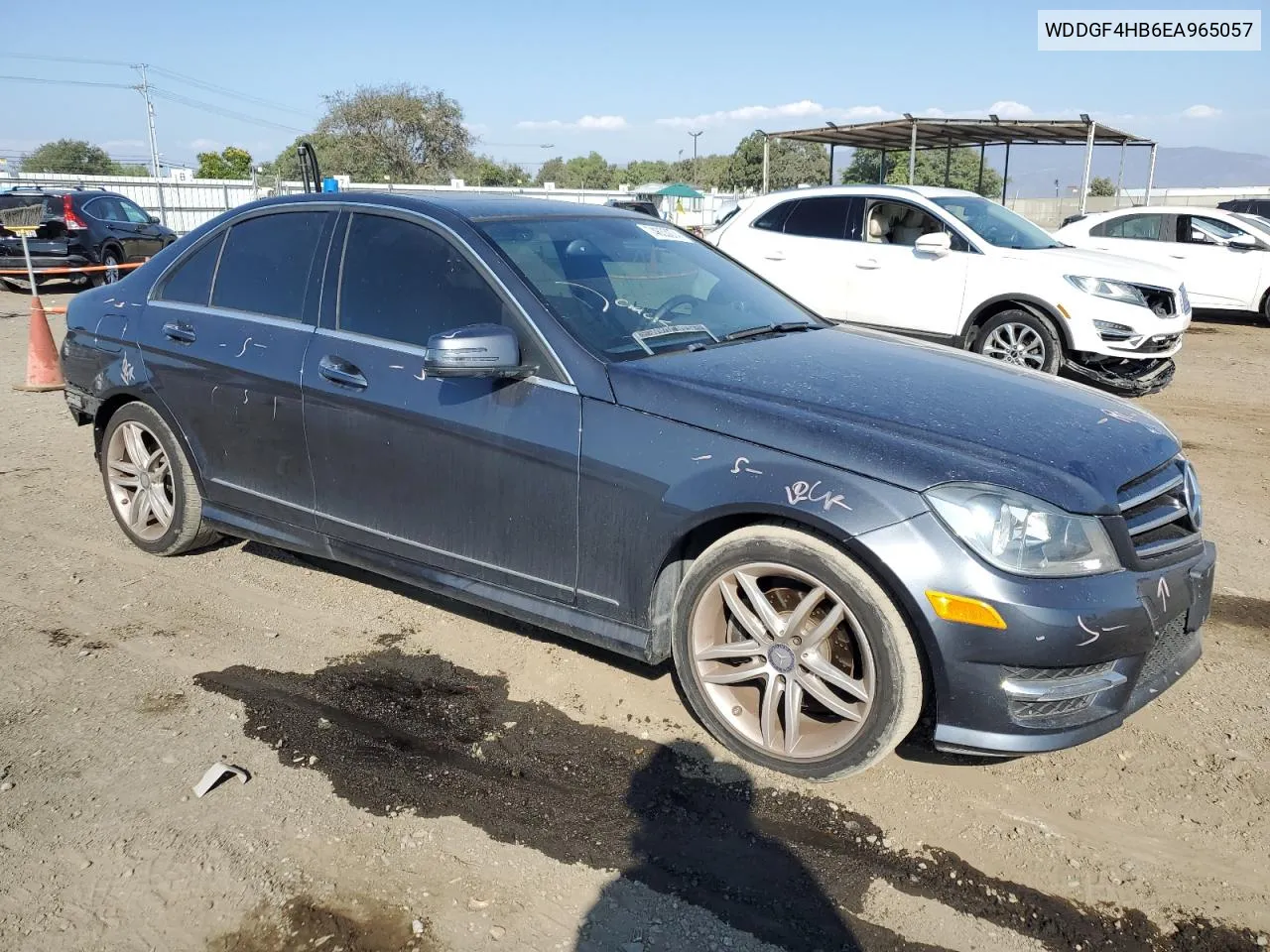 2014 Mercedes-Benz C 250 VIN: WDDGF4HB6EA965057 Lot: 74633074