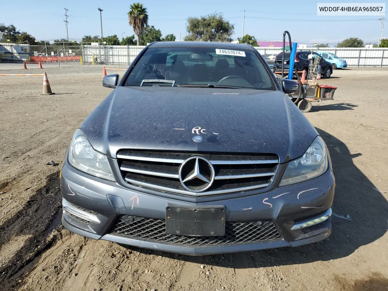 2014 Mercedes-Benz C 250 VIN: WDDGF4HB6EA965057 Lot: 74633074