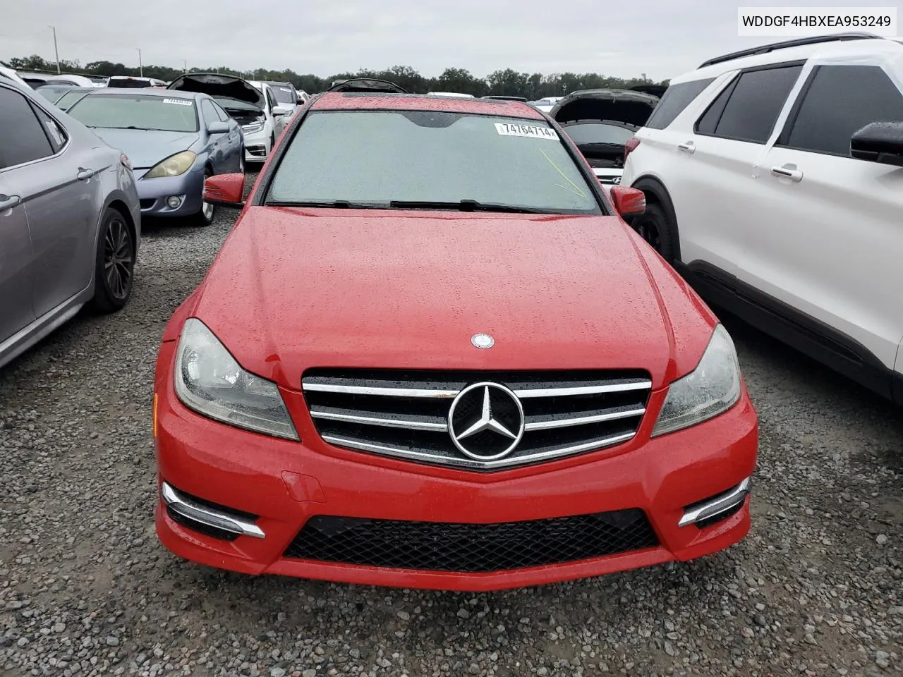 2014 Mercedes-Benz C 250 VIN: WDDGF4HBXEA953249 Lot: 74764714