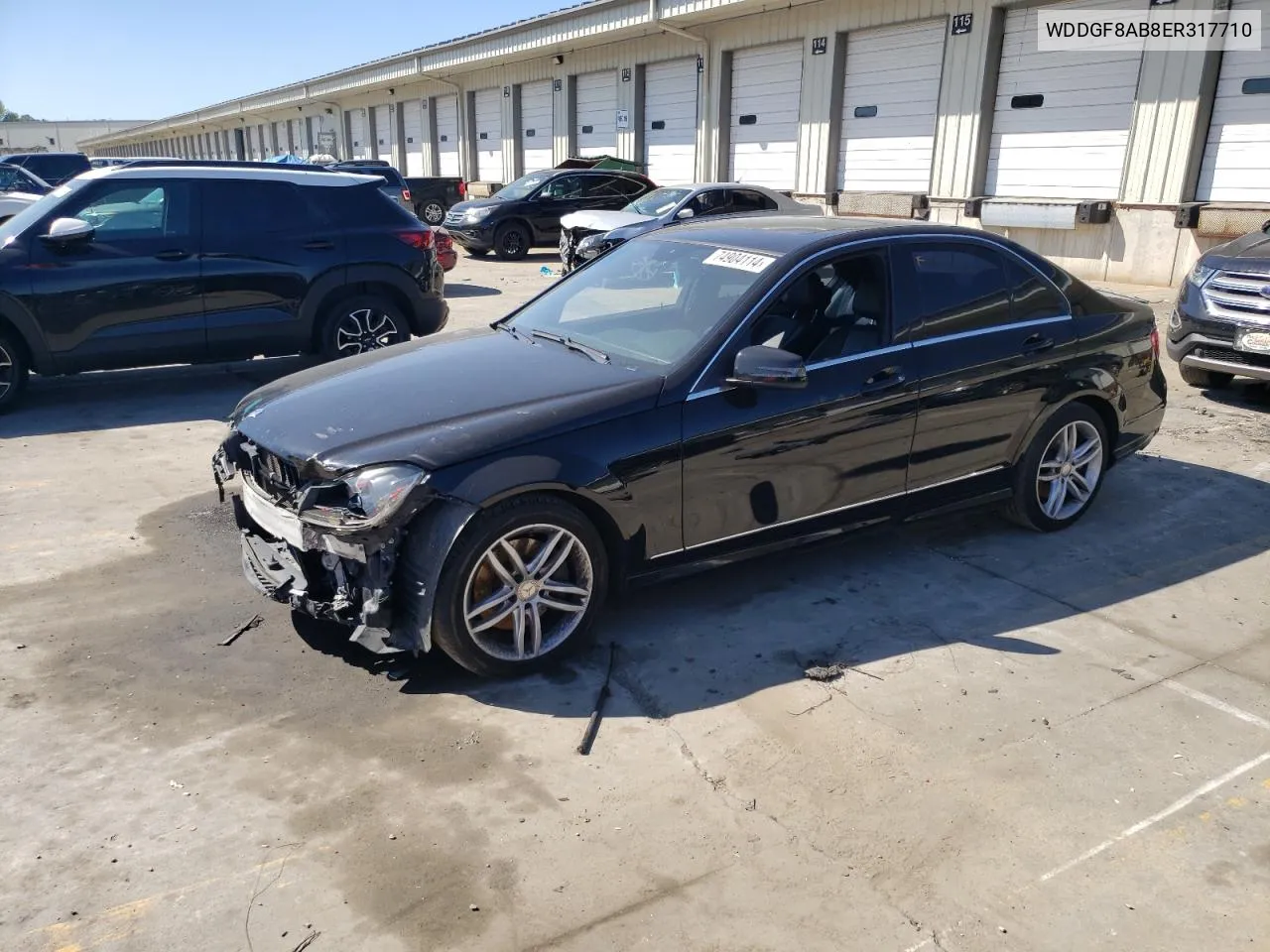 2014 Mercedes-Benz C 300 4Matic VIN: WDDGF8AB8ER317710 Lot: 74904114