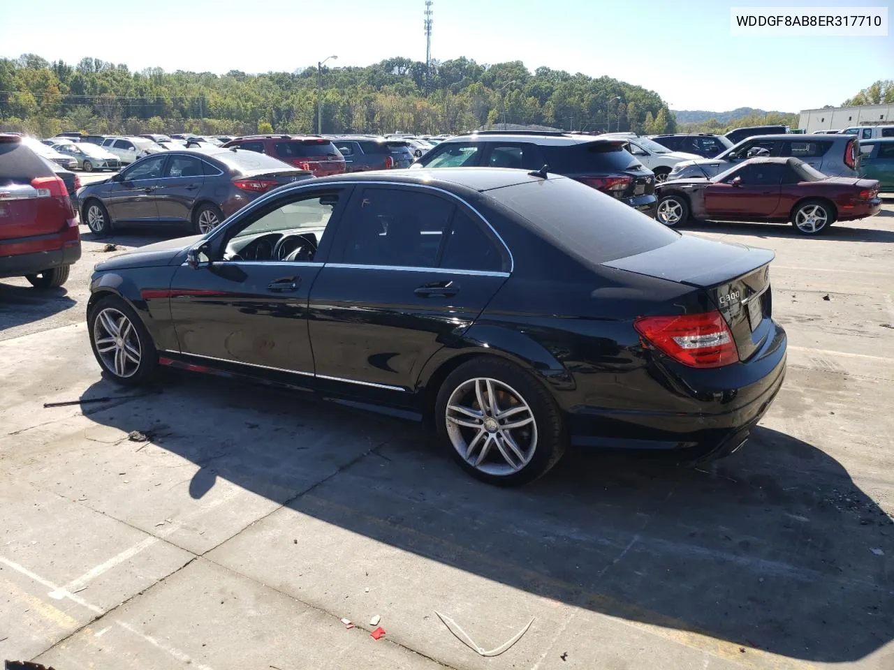 2014 Mercedes-Benz C 300 4Matic VIN: WDDGF8AB8ER317710 Lot: 74904114