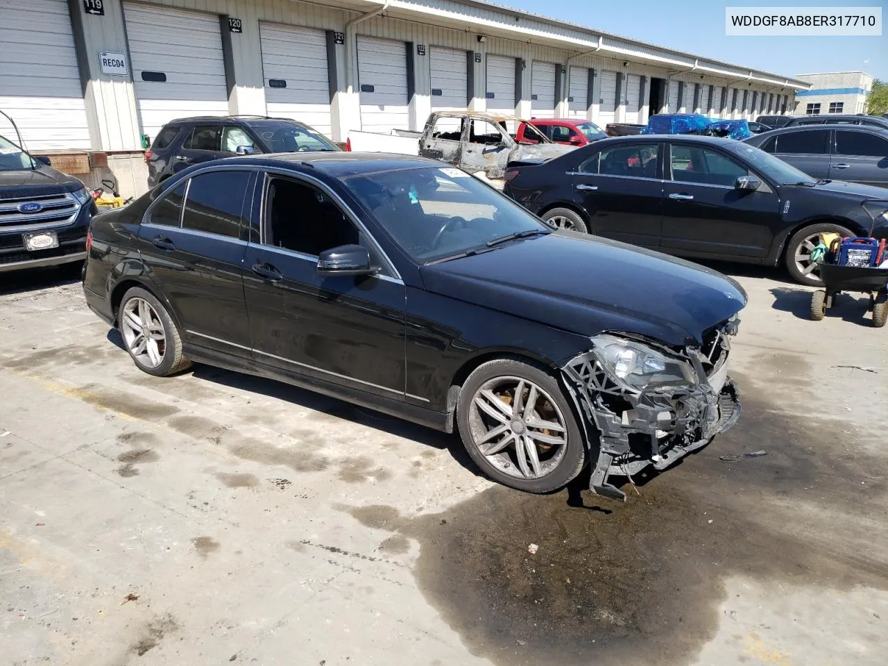 2014 Mercedes-Benz C 300 4Matic VIN: WDDGF8AB8ER317710 Lot: 74904114