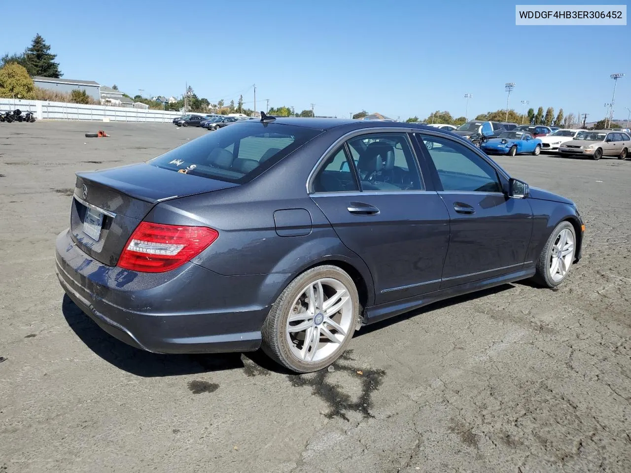 2014 Mercedes-Benz C 250 VIN: WDDGF4HB3ER306452 Lot: 75000414