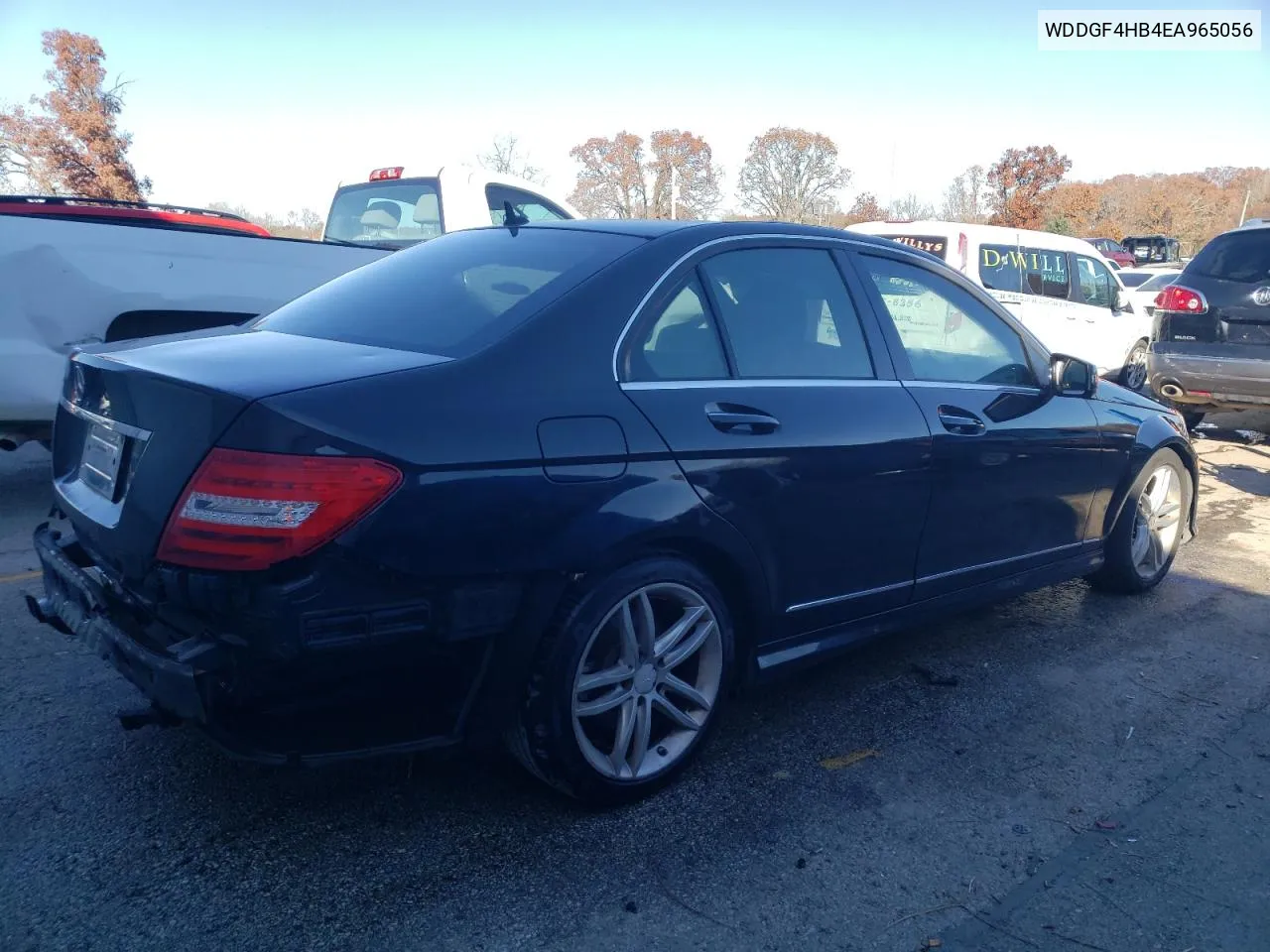 2014 Mercedes-Benz C 250 VIN: WDDGF4HB4EA965056 Lot: 75019283