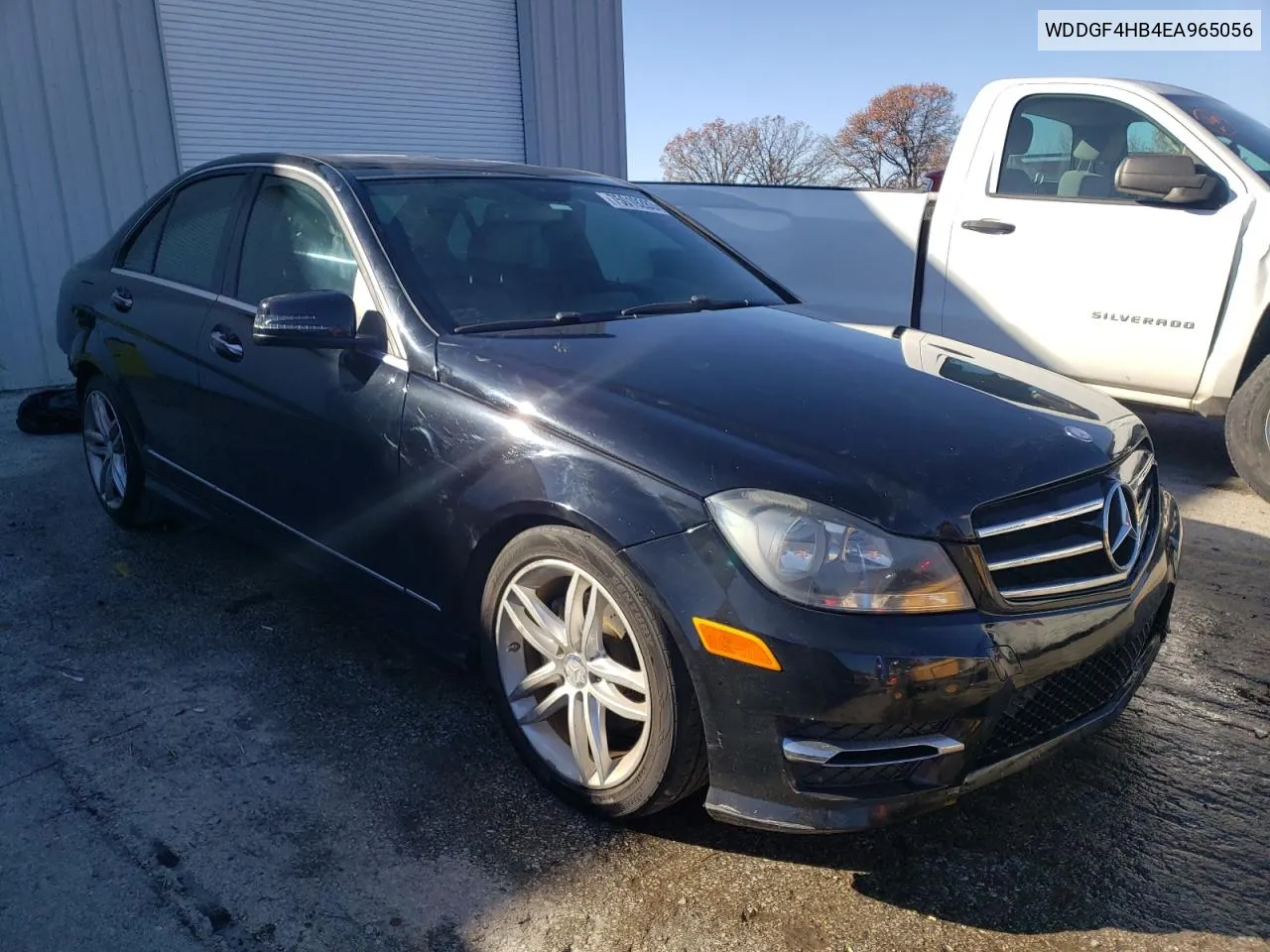 2014 Mercedes-Benz C 250 VIN: WDDGF4HB4EA965056 Lot: 75019283