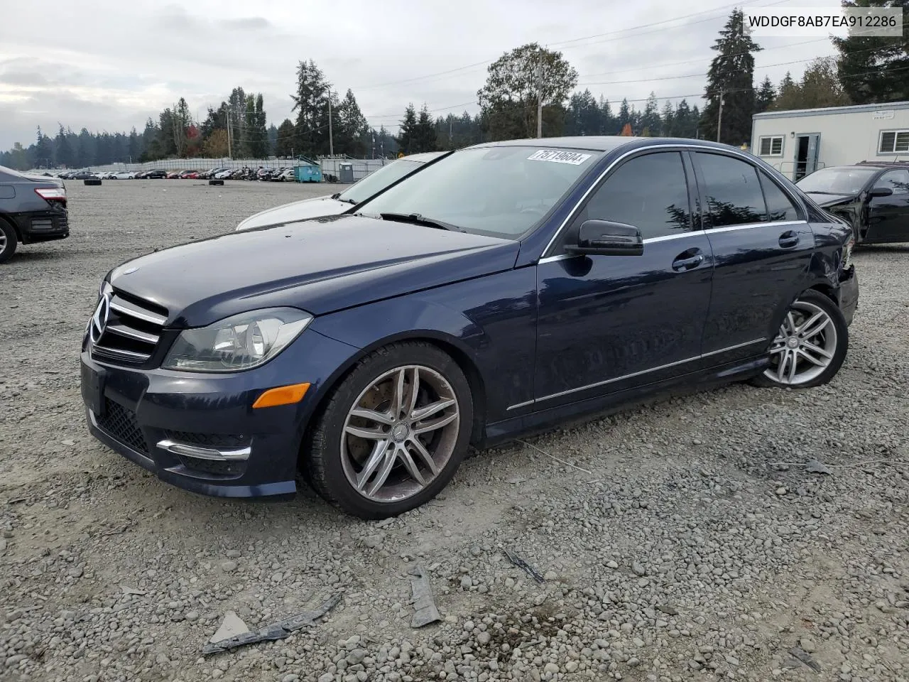 2014 Mercedes-Benz C 300 4Matic VIN: WDDGF8AB7EA912286 Lot: 75719604