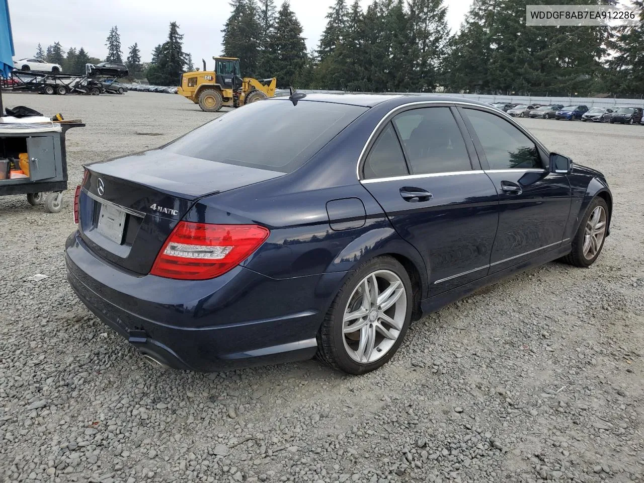 2014 Mercedes-Benz C 300 4Matic VIN: WDDGF8AB7EA912286 Lot: 75719604