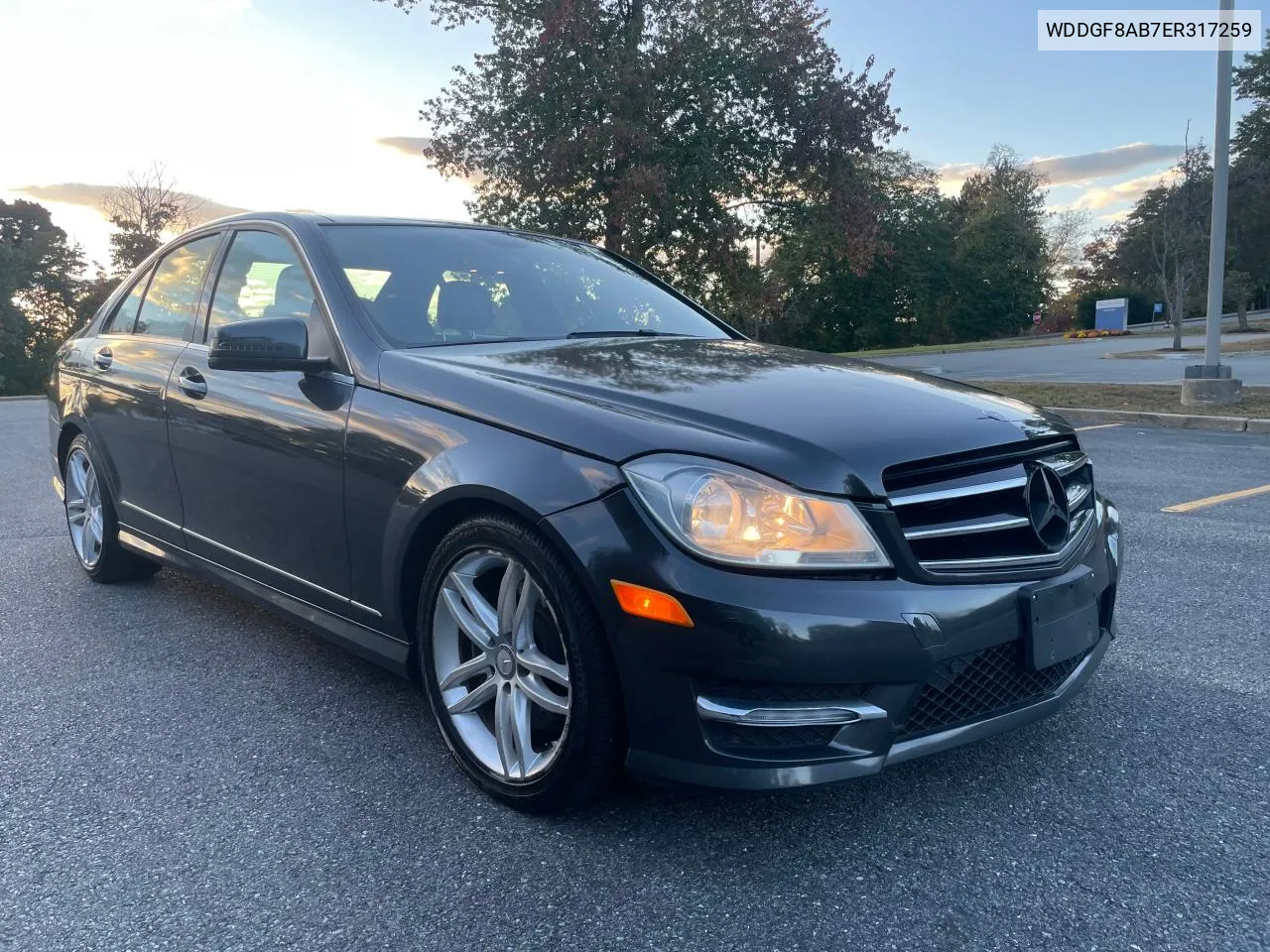 2014 Mercedes-Benz C 300 4Matic VIN: WDDGF8AB7ER317259 Lot: 75761384