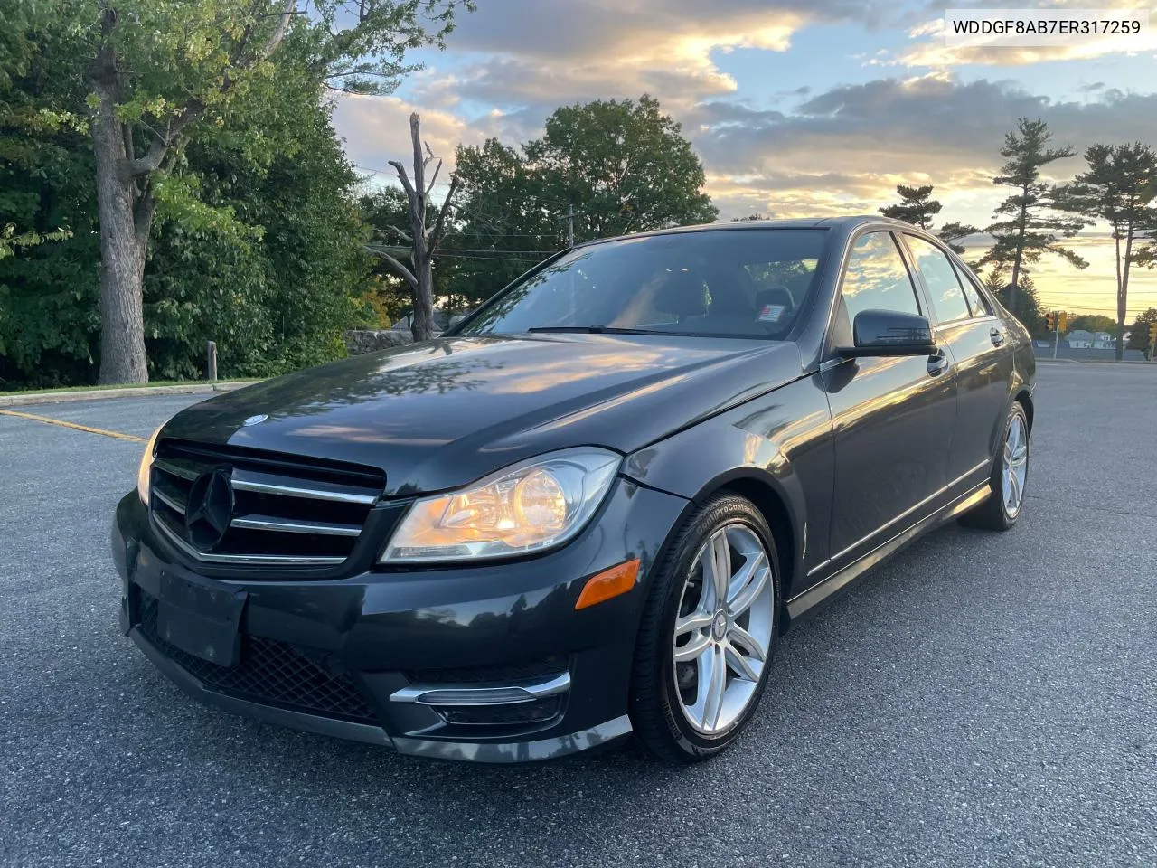 2014 Mercedes-Benz C 300 4Matic VIN: WDDGF8AB7ER317259 Lot: 75761384