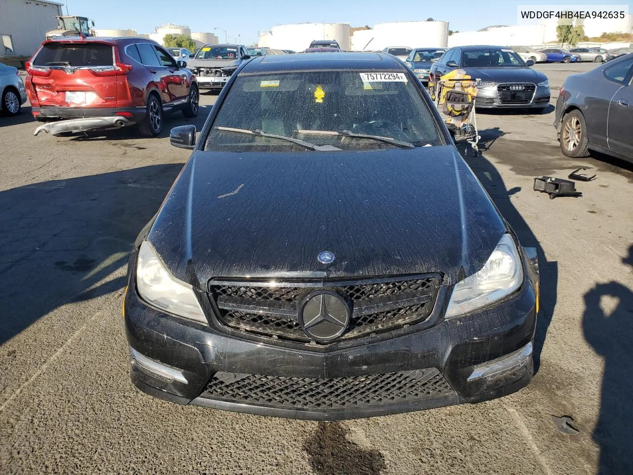 2014 Mercedes-Benz C 250 VIN: WDDGF4HB4EA942635 Lot: 75772294