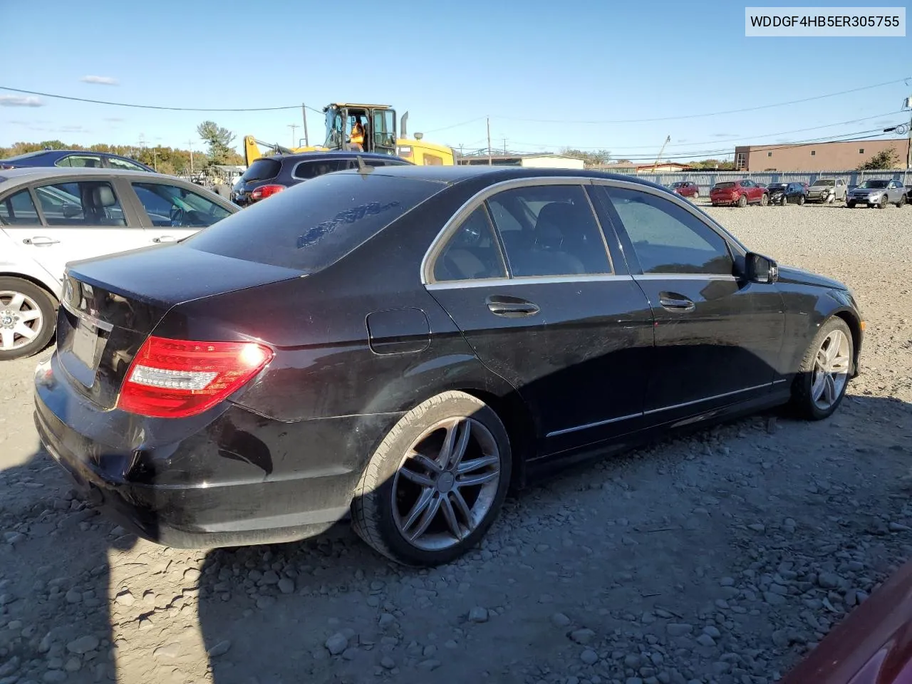 2014 Mercedes-Benz C 250 VIN: WDDGF4HB5ER305755 Lot: 75874474