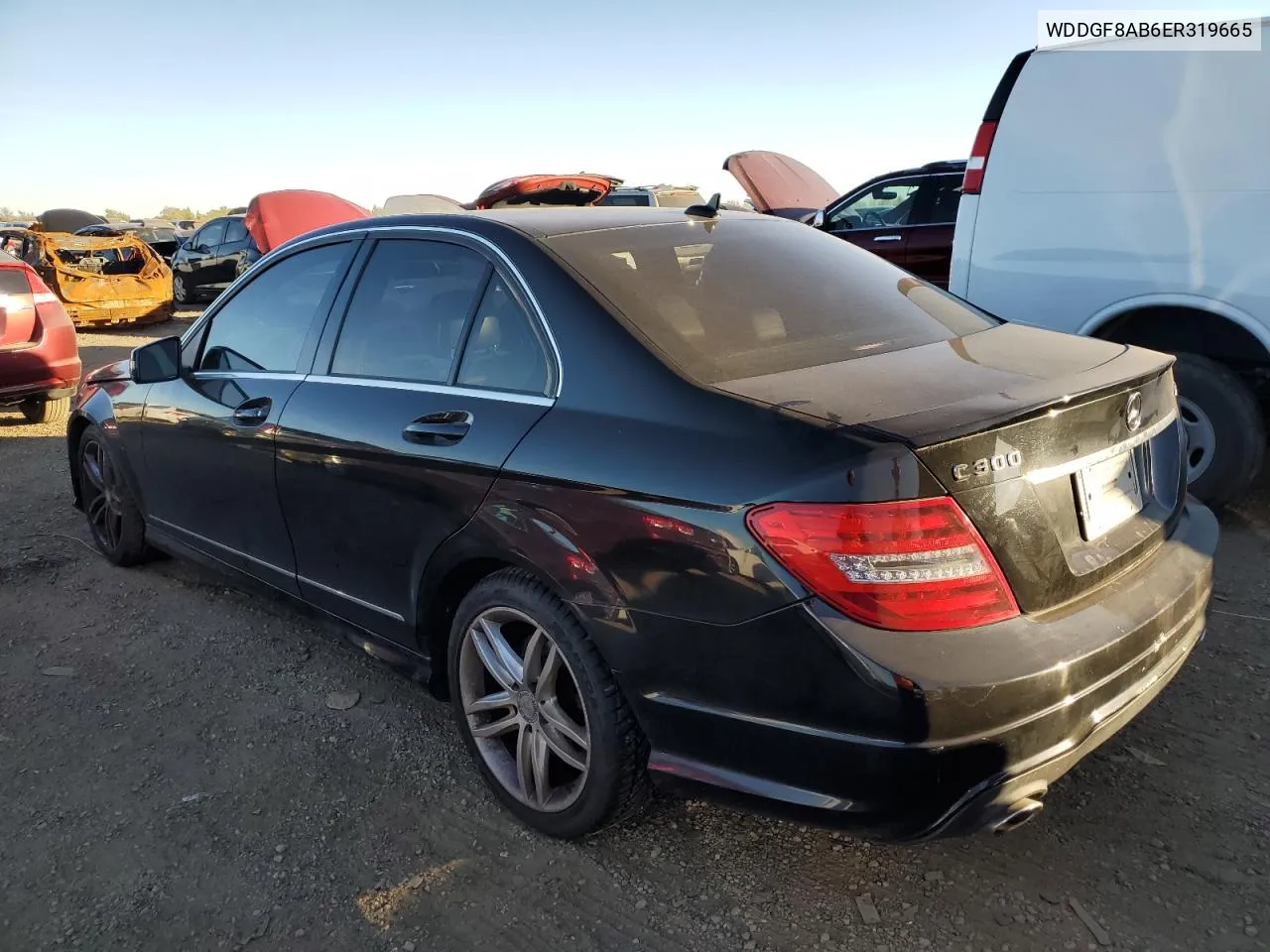 2014 Mercedes-Benz C 300 4Matic VIN: WDDGF8AB6ER319665 Lot: 75989374