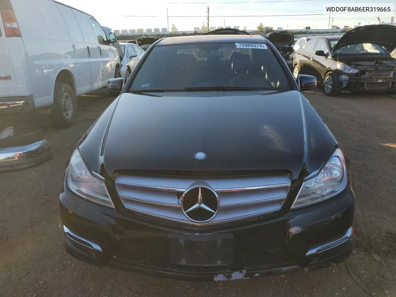 2014 Mercedes-Benz C 300 4Matic VIN: WDDGF8AB6ER319665 Lot: 75989374