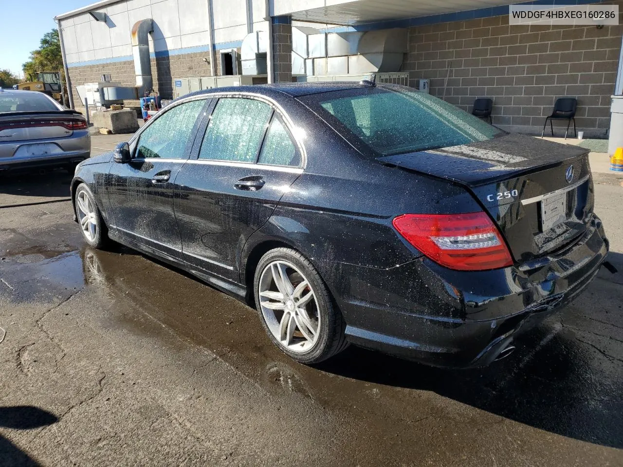 2014 Mercedes-Benz C 250 VIN: WDDGF4HBXEG160286 Lot: 76130554