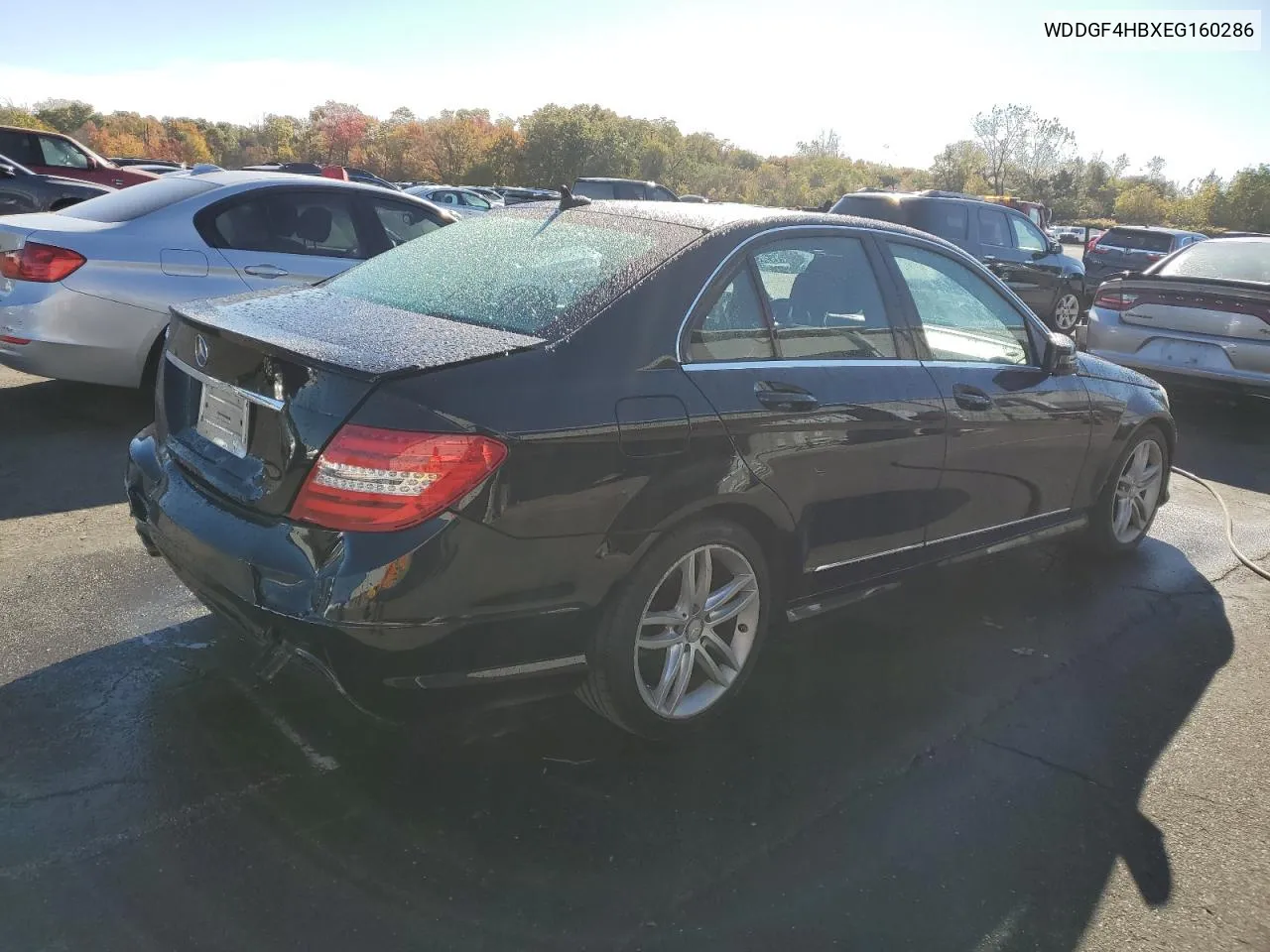 2014 Mercedes-Benz C 250 VIN: WDDGF4HBXEG160286 Lot: 76130554