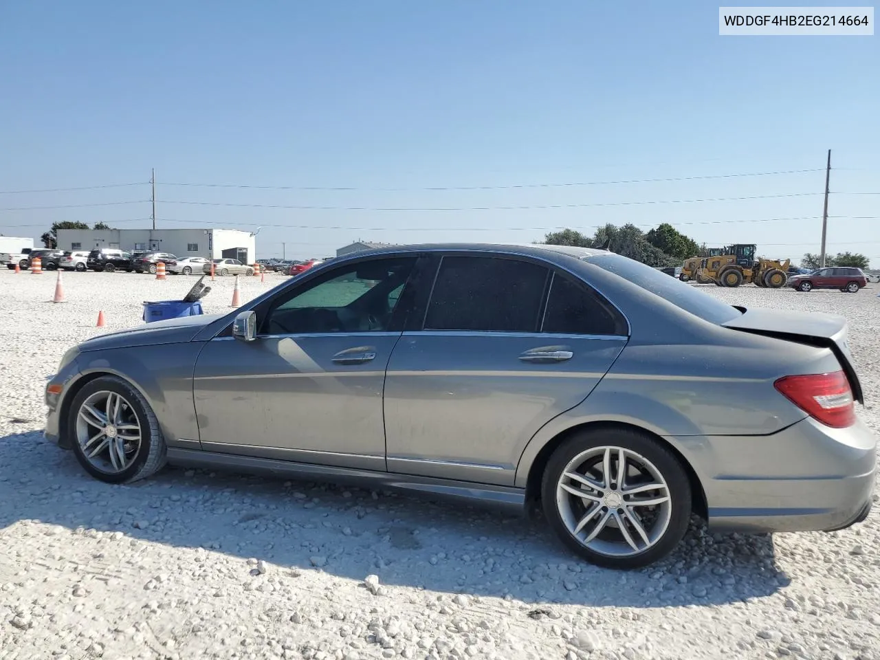 2014 Mercedes-Benz C 250 VIN: WDDGF4HB2EG214664 Lot: 76277014