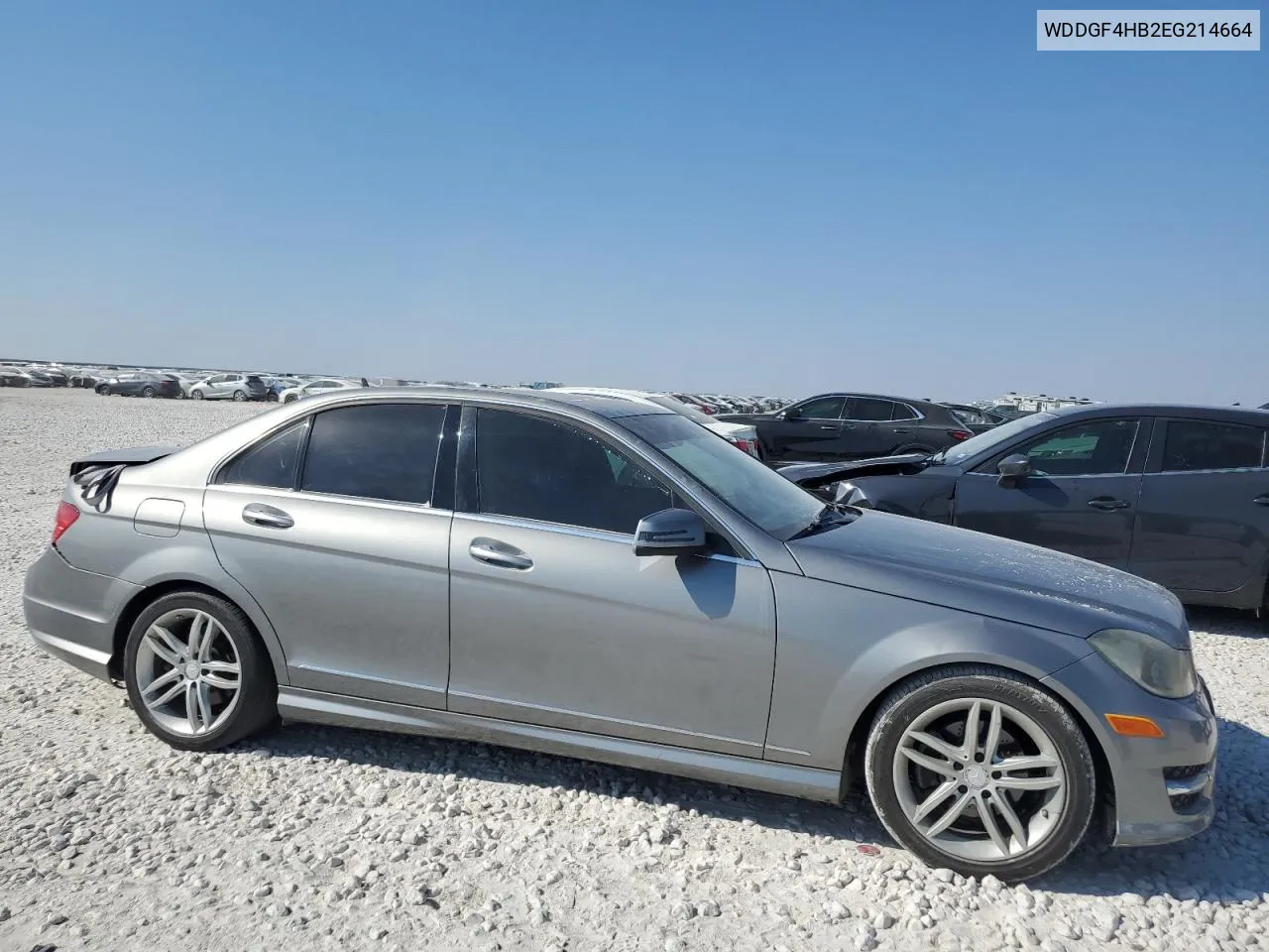 2014 Mercedes-Benz C 250 VIN: WDDGF4HB2EG214664 Lot: 76277014