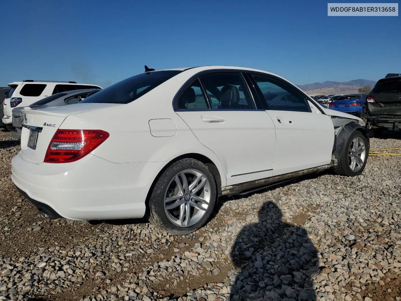 2014 Mercedes-Benz C 300 4Matic VIN: WDDGF8AB1ER313658 Lot: 76287764