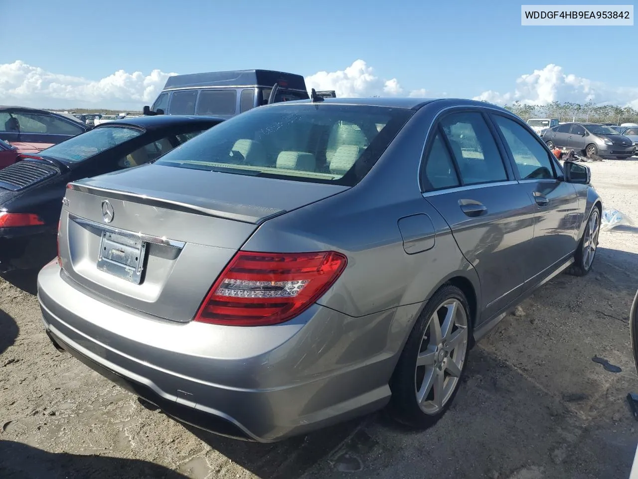 2014 Mercedes-Benz C 250 VIN: WDDGF4HB9EA953842 Lot: 76739694